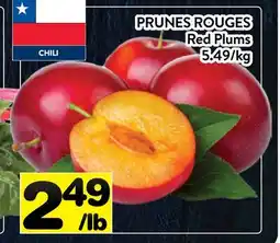 Supermarché PA PRUNES ROUGES | Red Plums offer