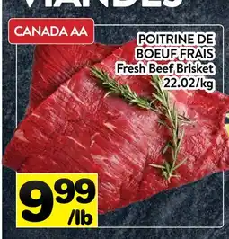Supermarché PA POITRINE DE BOEUF FRAIS | Fresh Beef Brisket offer