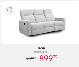 Meubles RD Luvan - Reclining Sofa offer