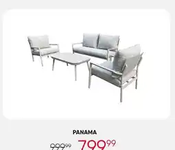 Meubles RD Panama - Outdoor Aluminum Conversation Set with Coffee Table - 4 pcs offer