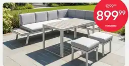 Meubles RD Honduras - Outdoor Steel Sectional with Dining Table and 2 Stools offer