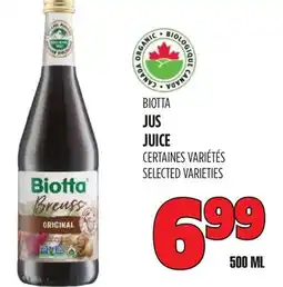 Marches Tau JUS BIOTTA offer