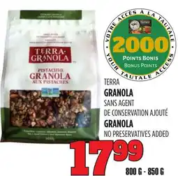 Marches Tau TERRA GRANOLA SANSAGENT DECONSERVATIONAJOUTÉ offer