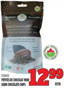 Marches Tau PÉPITES DE CHOCOLAT NOIR ECOIDEAS offer