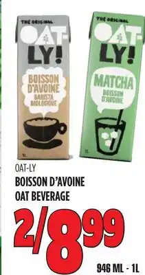 Marches Tau BOISSON D'AVOINE OAT BEVERAGE OAT-LY offer
