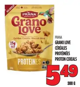 Marches Tau GRANO LOVE CÉRÉALES PROTÉINÉES PRANA offer