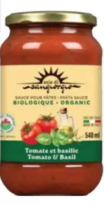 Marches Tau SOLE DI SANGIORGIO SAUCES POUR PÂTES PASTA SAUCE offer