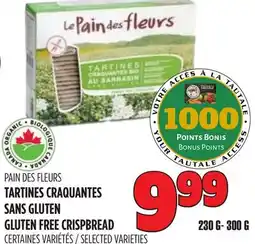 Marches Tau TARTINES CRAQUANTES SANS GLUTEN PAIN DES FLEURS offer