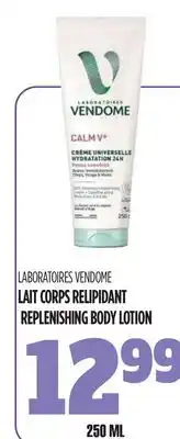 Marches Tau LAIT CORPS RELIPIDANT LABORATOIRES VENDOME offer