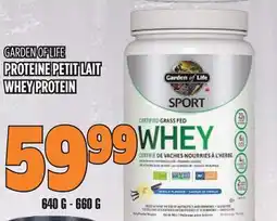 Marches Tau GARDEN OF LIFE PROTEINE PETIT LAIT offer