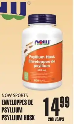 Marches Tau NOW SPORTS ENVELOPPES DE PSYLLIUM offer