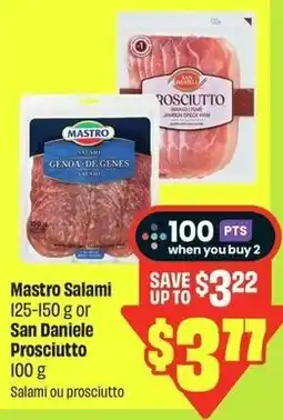 FreshCo Mastro Salami or San Daniele Prosciutto offer