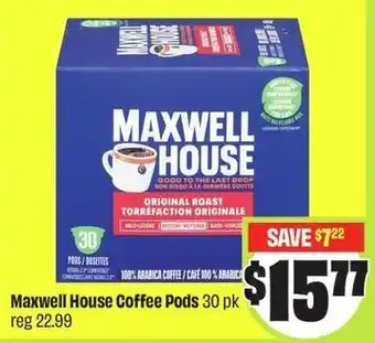 FreshCo Maxwell House Coffee Pods offer