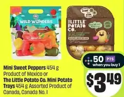 FreshCo Mini sweet peppers or the little potato co. mini potato trays offer