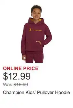 Costco Champion Kids' Pullover Hoodie offer