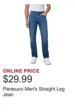 Costco Parasuco Men's Straight Leg Jean offer