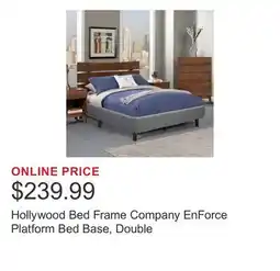 Costco Hollywood Bed Frame Company EnForce Platform Bed Base, Double offer
