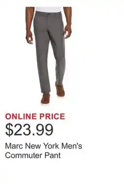 Costco Marc New York Men's Commuter Pant offer