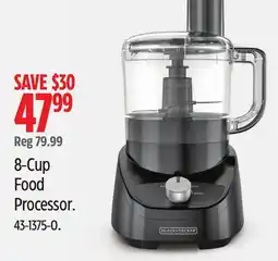 Canadian Tire 8-Cup Food Processor offer