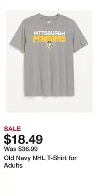 Old Navy Old Navy NHL T-Shirt for Adults offer