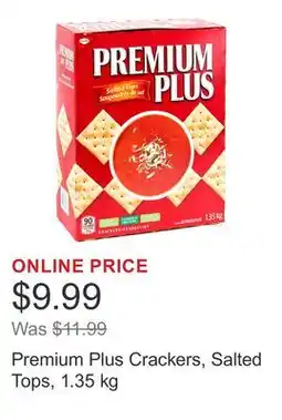 Costco Premium Plus Crackers, Salted Tops offer