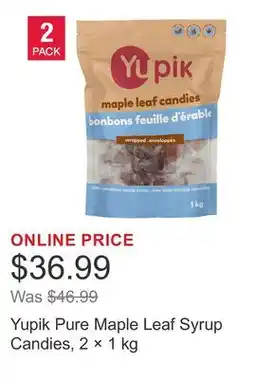 Costco Yupik Pure Maple Leaf Syrup Candies, 2 × offer