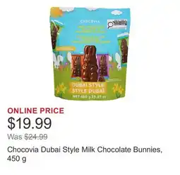 Costco Chocovia Dubai Style Milk Chocolate Bunnies offer