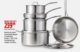 Canadian Tire 10-Pc 3-Ply Commercial Clad Cookset offer