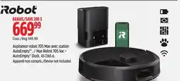 Canadian Tire Max Robot 705 Vac + AutoEmpty Dock offer