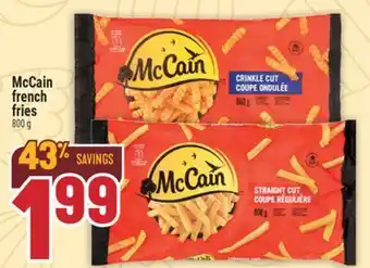 Marché Adonis McCain french fries offer