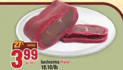 Marché Adonis Bastourma Halal offer