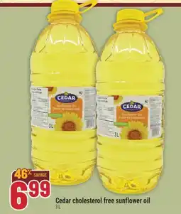 Marché Adonis Cedar cholesterol free sunflower oil offer