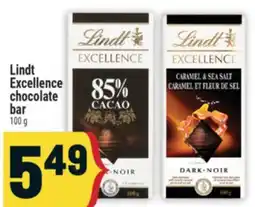 Marché Adonis Lindt Excellence chocolate bar offer
