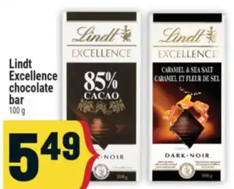 Marché Adonis Lindt Excellence chocolate bar offer