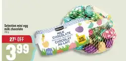 Marché Adonis Selection mini egg milk chocolate offer