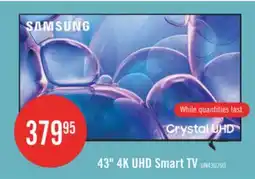 The Brick SAMSUNG 43 U7900F Crystal UHD 4K Smart Tizen OS TV (UN43U7900FFXZC) - 2025 Model offer