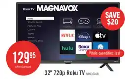 The Brick MAGNAVOX 32 HD Ready Roku Smart TV offer