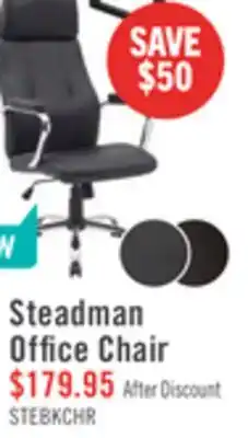 The Brick Steadman 24.4 Office Chair - Black offer