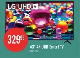 The Brick LG 43 UA77 4K UHD Smart webOS TV (43UA7700PUB.ACCQ) - 2025 Model offer