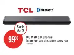 The Brick TCL 2.0 CH Bluetooth Dolby Atmos DTS Virtual:X Soundbar (S45H) offer