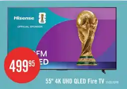 The Brick HISENSE 55 QD7QFM Mini-LED QLED 4K UHD AI Smart Fire TV (55QD7QFM) offer