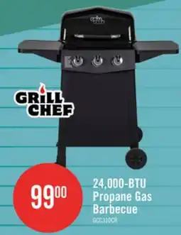 The Brick Grill Chef 24,000 BTU 3-Burner LP Gas BBQ - GCC310CRP offer