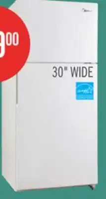 The Brick Midea 18 Cu. Ft. Top-Freezer Refrigerator - MRT18S4AWW offer