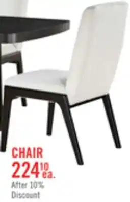 The Brick Alma Dining Chair with Boucle Fabric - Charcoal Black & White offer