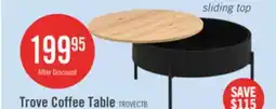 The Brick Trove 29.72 Coffee Table with Sliding Top and Storage - Black offer