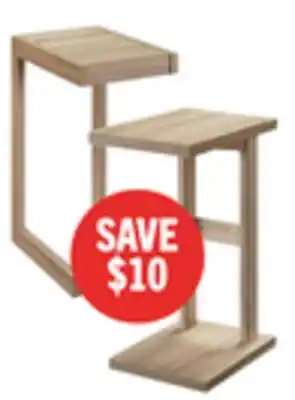 The Brick Orrie 11.75 C-Shaped Chairside Table - Taupe offer