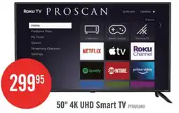 The Brick Proscan 50 LED 4K UHD Smart Roku TV (PTRU5080) offer