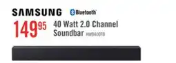 The Brick SAMSUNG B-Series 2 Channel Soundbar with Buit-in Suboofer (HW-B400F/ZC) offer