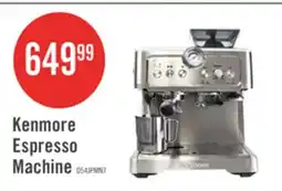 The Brick Kenmore Espresso Machine Stainless Steel Manual Tamp Coffee Maker - KKCMEMT offer