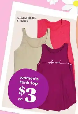 Giant Tiger women's tank top offer